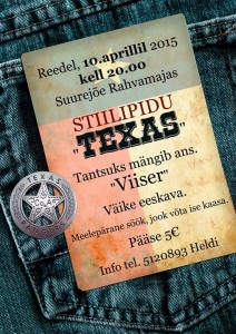 Stiilipidu "TEXAS" Suurejõel